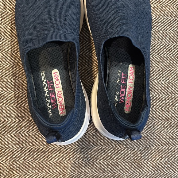 Skechers Ultra Flex Washable Knit Shoes Sneakers Sky's The Limit Navy Size 6.5 - Picture 6 of 7